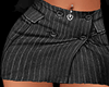 RL Pin Stripe Skirt Blk