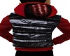 red& black monster hoody