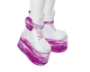Pink camo boots