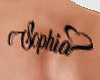 Sophia Tattoo Back
