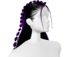 Black Purple Braids Hair