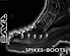 [AKZ]:Spikes Black Boots
