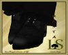 LS~Black Croc's Tux Shoe