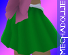 Senshi Green Skirt