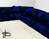 ♚ Blue velvet sofa