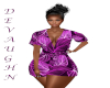 Belted Romper Purple prn
