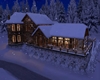Winter Chalet  decorated
