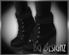 [BGD]Leather Boots-BLK