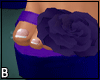 Purple Rose Open Toe