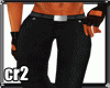 Hot Black Relaxed Jeans