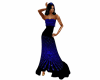 Zola's Blue n Blk Gown