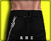 !R Black+Chain Pant