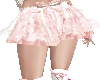 Peach Ruffle Skirt