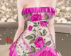 梅  floral dress
