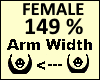 ARM Scaler 149% Female
