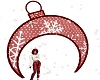 Xmas Ornament arch Red