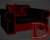 {D} RedBlack Chair