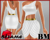 ~B~ALINA DRESS WHITE BM