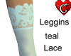 Leggins Lace Teal