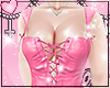 pink lace corset e