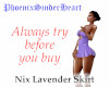 Nix Lavender skirt