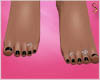 c Black Nails Feet
