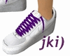 white/purple nikes