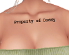Daddy chest tat