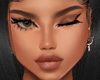 Right eye closed