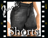 Black Denim Shorts