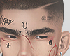 Lil Peep Face Tattoo