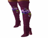 S! Violet High Boots