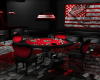 Red Wings Poker Table