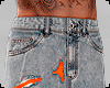 Ripped Orange Pants