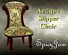Antique Slipper Chair Bd