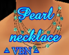 Pearl necklace emerald