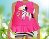 Kid Spring Zebra Outfit