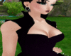 Goth Purple Black Dress