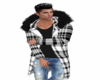 (EB) BLACK&WHITE COAT