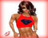 SUPERGIRL RED CROPPED