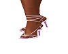 silverpk metallic heels