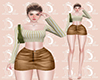 L: Brown Skirt