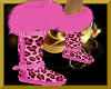 Pink Leopard Boot
