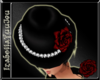 pearl and lace mafia hat
