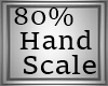 `BB` 80% Hand Scale