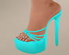 ShowOff Turquoise Heels