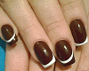 Brown nails