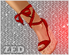 Striped Wedge Red