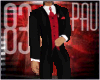 83 Black red suit