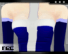 Cross Mini Dress Blue